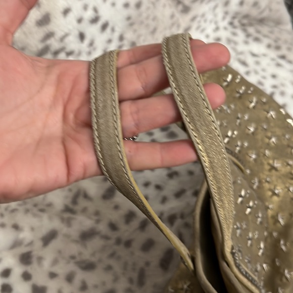 Authentic Jimmy Choo Gold Stars Tote - Picture 7 of 14